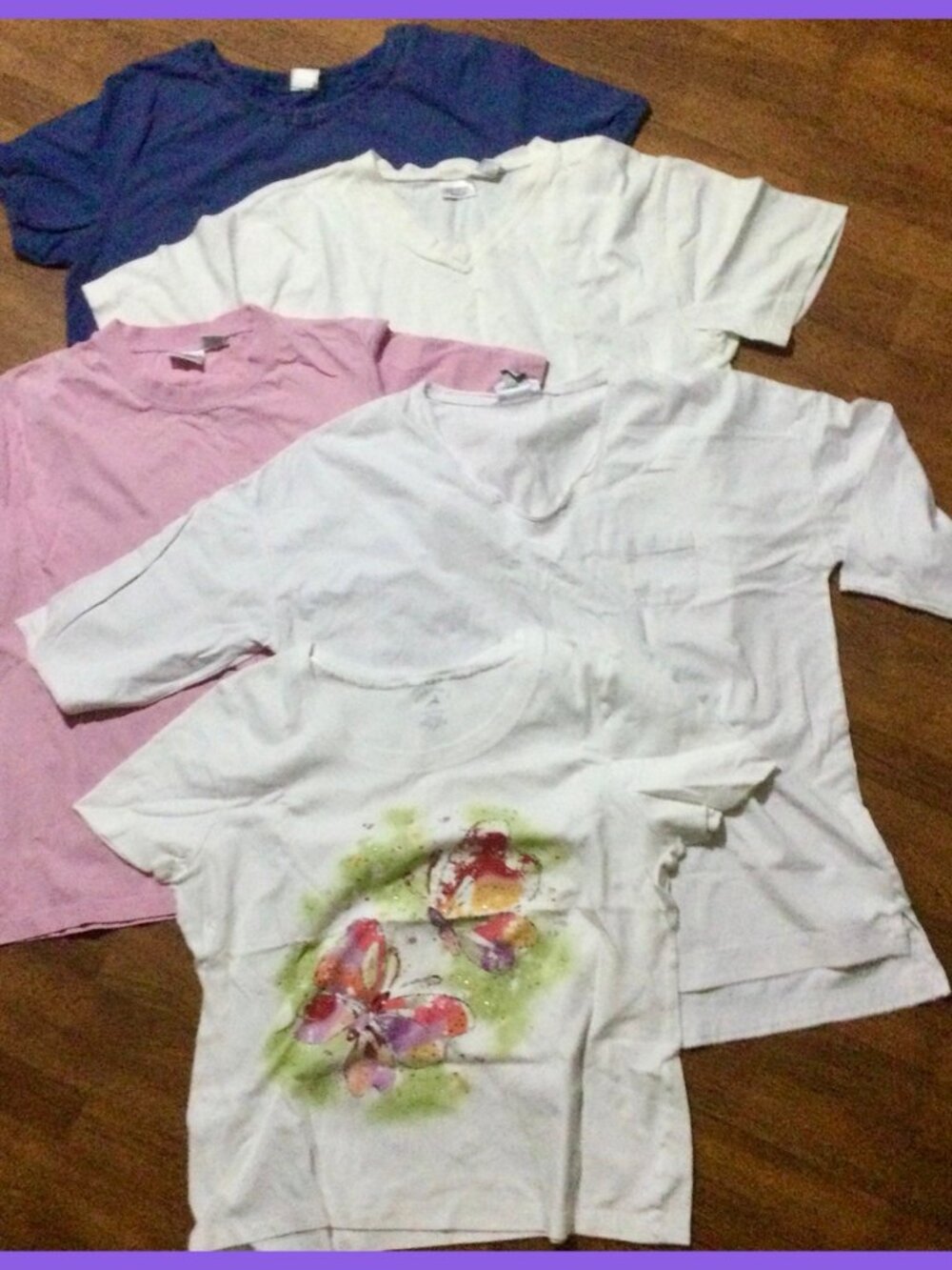 Womens Shirt Lot,5,sz L